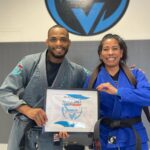 Michelle Waterson-Gomez Instagram - Huge day for us at @smartjits_ so incredibly proud of the family we’ve been able to build!!! Congratulations to all our newly minted professors!! Thank you @baratasmartj for being such an amazing professor and leading us on this journey! and thank you @isaacdoederlein for giving us some really cool nuggets of knowledge!