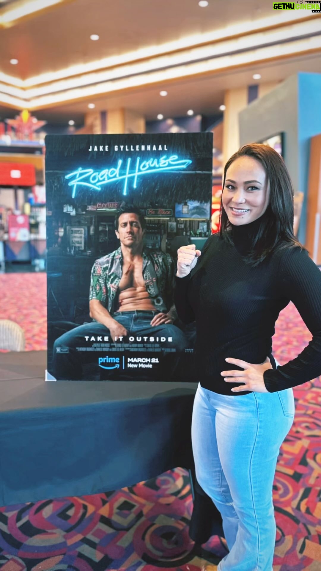 Michelle Waterson-Gomez - 7.1K Likes - Got the very special opportunity to pre-screen the highly anticipated movie @roadhousemovie and it didnβt disappoint!! Action packed from beginning to end! I think @thenotoriousmma did an amazing job playing a villainπππ and of course @jakegyllenhaal put on a show! Thank you everyone who came out to hang out with me!! Make sure you check it out on PRIME March 21 #RoadHouse