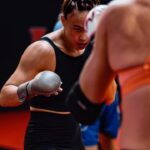 Michelle Waterson-Gomez Instagram - Dangerous because of my crew. Couldn’t be more grateful 🙏 thank you from the bottom of my heart for giving me your time, blood, sweat and tears! SEPT 23!!! Let’s go!!! @hollyholm @lydiapwarren @tevindyce @cagefightinghippiewitch @28riccanalesthejag @butters_125 @talie.pain thank you @abqphotos for these shots 📸