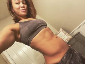 Michelle Waterson-Gomez Instagram - This are shaping up thanks to @eatfitabq  Abs are made in the kitchen! #letsgo SEPT 23!!