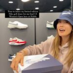 Michelle Wie Instagram - Got to inbox these special limited edition @jumpman23 golf shoes that the very talented @nike team and I designed together for my final @uswomensopen here at @pebblebeachresorts this week. There’s so many Easter eggs in these shoes so hope you can get a pair and search for them! ❤️❤️ Hats and sweaters with this limited edition ‘Wave’ swoosh are also on sale now at Nike.com so go check it out and grab a pair while they last! I posted the links on my story ❤️ These shoes will drop Wednesday on Nike.com as well so keep an eye out for them!