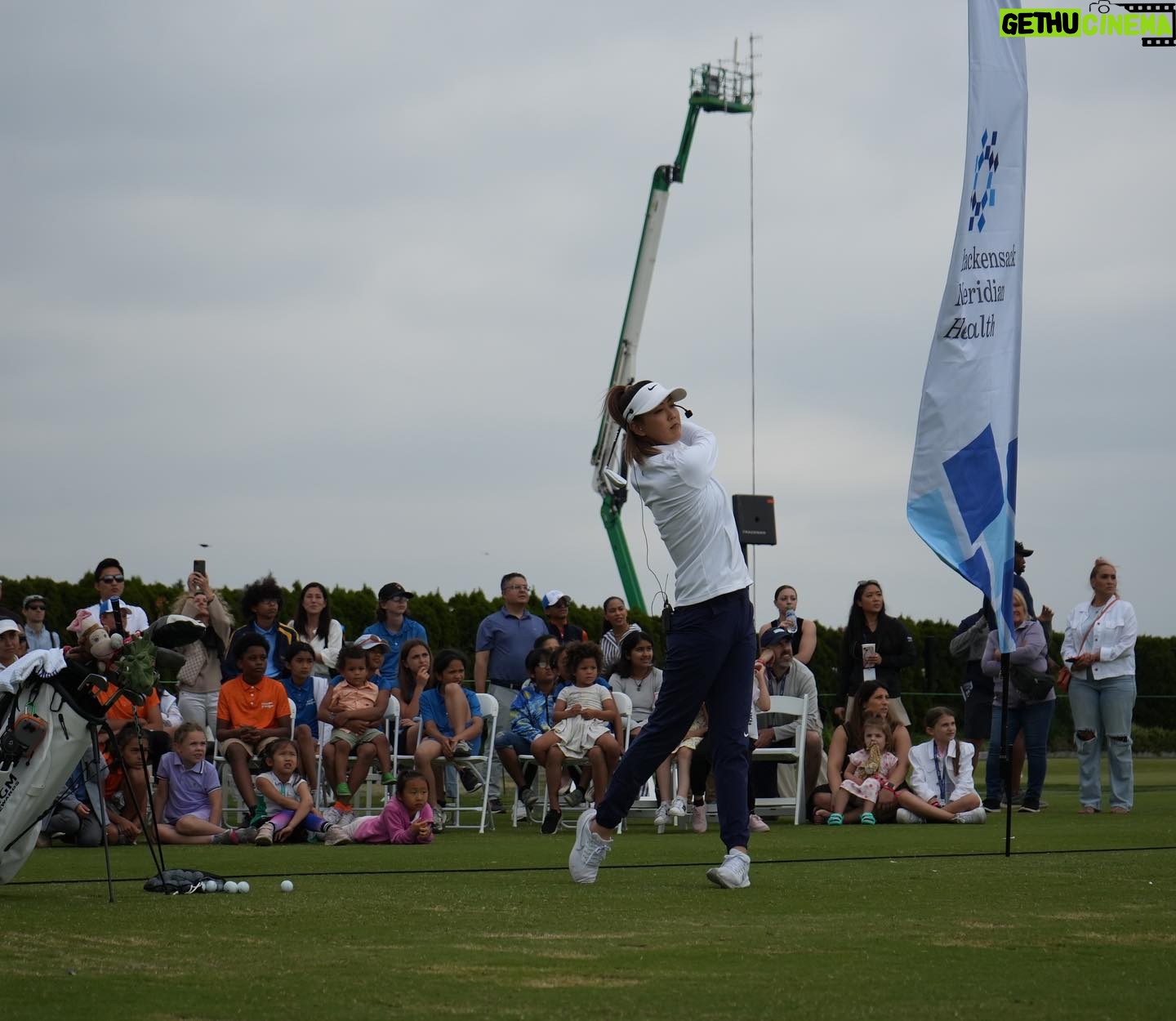 Michelle Wie Instagram - Words just can’t describe this week…just WOW. Huge congrats to @rosezhang and @yana54lv for your incredible play this week. The future is so so so bright with these two. @mizuho.americas , thank you so much for your vision for this week. This has been a purpose driven event from beginning to elevate the women’s game and to advance the next generation. And everything that @mizuho.americas has done this week has proven that. Thank you for having me be a part of this week and for being such an amazing partner. @excelsm FAMILY!!!! You guys are JUST THE FREAKING BEST!! The Excel team are the real MVP’s of this week!!! Thank you to the Fireman family for letting us play on your amazing creation that is @libertynationalgc . Iconic venues are a huge part of elevating the women’s game and thank you for having the women play on the big stage. Thank you to the @ajga for being such a great partner and providing us with 24 incredible juniors. They all were so eager to learn and they impressed everyone with their play! To my @lpga_tour family, thank you thank you for everything you do. To the players, I loved seeing you all and thank you to the players who signed up for the “Big Sister” program this week. Thank you @delta @workday_sports @pitchbookdata @hmhnewjersey @lagolf @nike for coming in and supporting this event as well! This event was truly a team effort and couldn’t have been possible without everyone involved.
