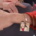 Michelle Wie Instagram - Still shooketh that the QUEEN herself wore a bracelet that I designed!!! We are so grateful for everyone’s support, so we did something special for ya! So excited to introduce the paperlink version of our friendship bracelet. It’s so cute, I love it and I hope you do too. It comes in sterling silver, white gold, yellow gold, and rose gold. You can add 1-4 letters on it and make something special for you and your friends! 🫶🫶 #friendship #friendshipbracelets #tnt #taylorswift
