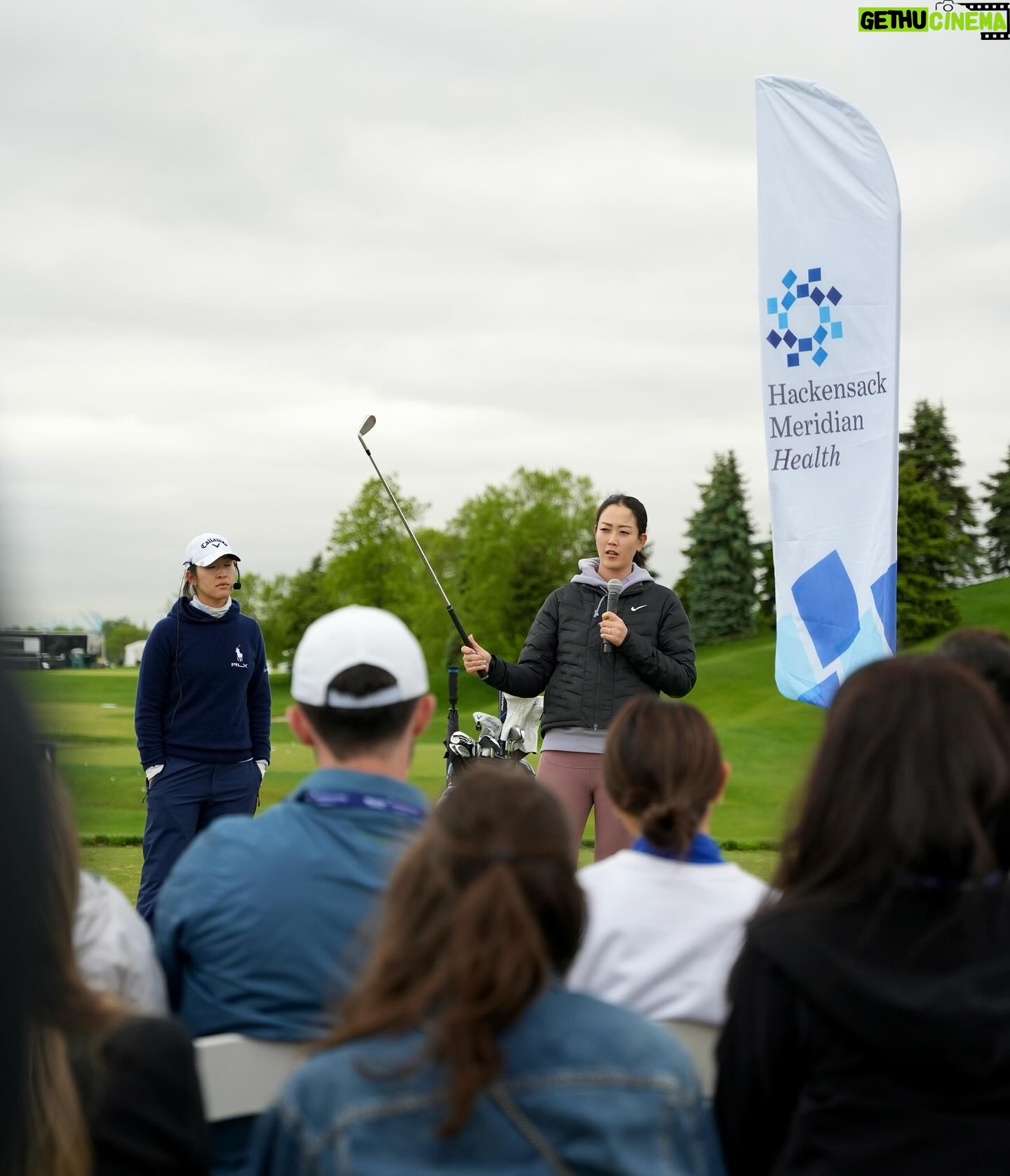 Michelle Wie Instagram - The #MizuhoAmericasOpen falls during Women’s Health Month! Special thanks to @michellewiewest and @andrea_lee54 for sharing their golf knowledge at the @hmhnewjersey Women’s Clinic yesterday. Here are 5 important reminders from @hmhnewjersey to help all women live their healthiest lives: - Sleep well: Aim for 7-9 hrs/night -Get your annual screenings (based on your age) -Eat plenty of fruits & veggies -Keep active: walking the golf course will help you get your steps in! -Stay connected with friends & family