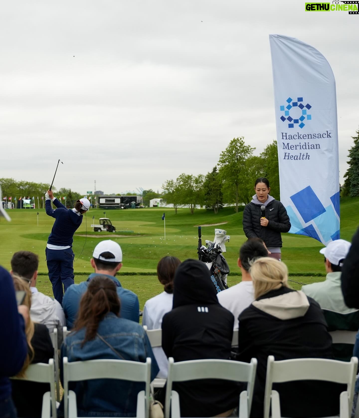 Michelle Wie Instagram - The #MizuhoAmericasOpen falls during Women’s Health Month! Special thanks to @michellewiewest and @andrea_lee54 for sharing their golf knowledge at the @hmhnewjersey Women’s Clinic yesterday. Here are 5 important reminders from @hmhnewjersey to help all women live their healthiest lives: - Sleep well: Aim for 7-9 hrs/night -Get your annual screenings (based on your age) -Eat plenty of fruits & veggies -Keep active: walking the golf course will help you get your steps in! -Stay connected with friends & family