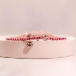 Michelle Wie Instagram – In honor of Mother’s Day this weekend @michellewiewest and @wove_made partnered to create a limited-edition version of the iconic TNT bracelet. The customizable tennis bracelet is now available in PINK SAPPHIRE – the perfect way to add a little color to your wrist stack 💖💞💓💗🌸💘🩷 Treat the ladies in your life to the same bracelet worn by THE Taylor Swift 👑 Shop it at the link in our bio 🔗