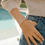 Michelle Wie Instagram - Craft your message to the world with a customizable diamond tennis bracelet. Designed by @michellewiewest this bracelet’s fun twist on a sparkling classic makes it a staple piece that’s uniquely your own 💟 Choose you metal, your sparkle and your letters Ⓜ️✨