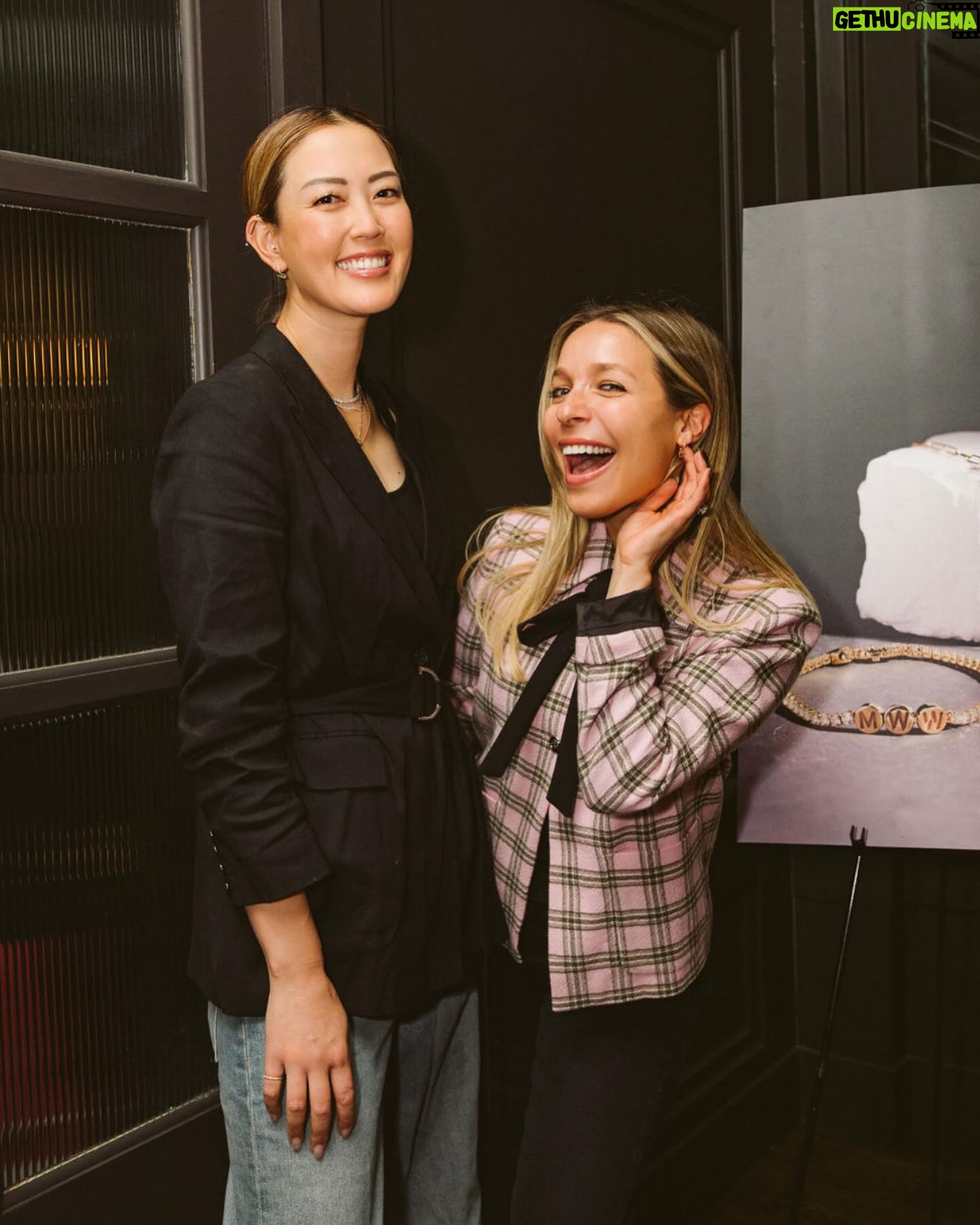 Michelle Wie Instagram - My heart is so full ❤️❤️ Felt so much love and support from new and old friends last night as we celebrated the launch of my new jewelry line with @wove_made