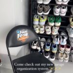 Michelle Wie Instagram – Our garage went through a big ✨ GLOW UP ✨ thanks to @levrack . Our garage is no longer a place where we just dump things and it makes me so happppy. Everything has a place and home…it’s the little things in life 🥹