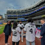 Michelle Wie Instagram – Got to check this one off my bucket list!! Thank you @delta for having us throw the first pitch at the @yankees stadium 🥰🥰 @mizuholpga @rosezhang