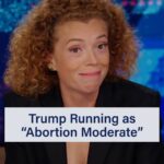 Michelle Wolf Instagram - Trump acting like he cares about abortion rights is like the Kool-Aid man suddenly caring about walls. @michelleisawolf