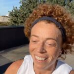 Michelle Wolf Instagram - No worries, just add “put organs back together” to the to do list. #pelvicfloor #running #motherhood #comedy #michellewolf