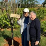 Michelle Yeoh Instagram - We planted a cherry blossom sapling… Thkq Intergral for such an inspiring visit 🥰🥰 we’ll be back 😘🌹😘