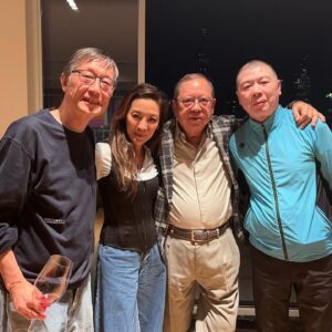 Michelle Yeoh Instagram - Shanghai… I’ve missed you and my friends 😎💖✨