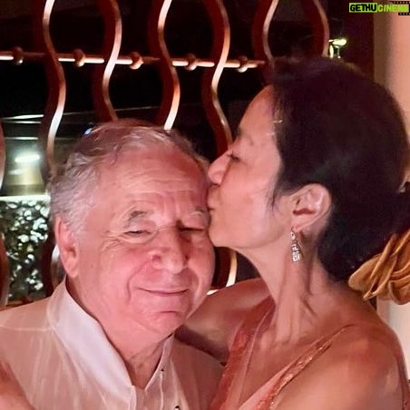 Michelle Yeoh - 271.6K Likes - Thank you darling Nicolas and Darina for making us the happiest and proudest Grandparents!! Welcome baby Maxime ❤️💖✨❤️💖✨