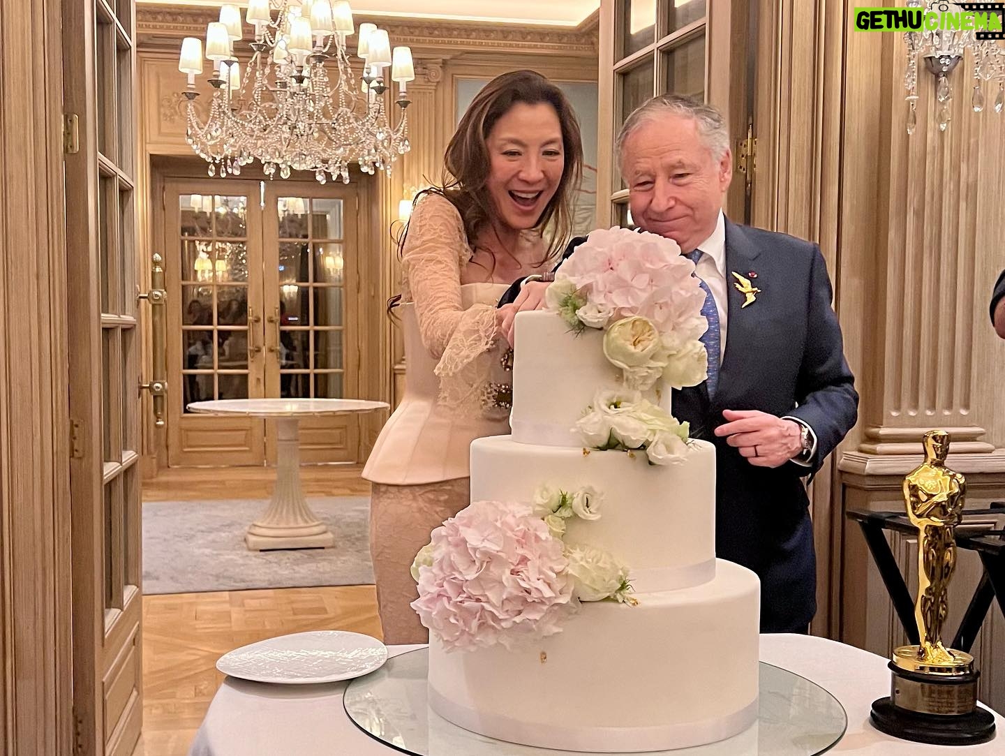 Michelle Yeoh Instagram - More joyful moments from beautiful family to the amazing Chef Massimilliano our Four Seasons friends in geneva