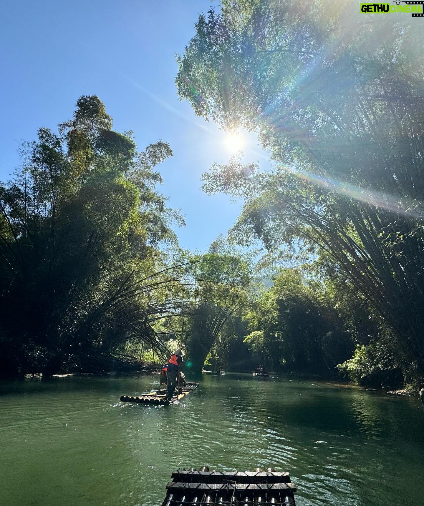 Michelle Yeoh Instagram - Stunning Guilin… biking and rafting 😎
