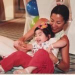 Michelle Yeoh Instagram - Time flies and so blessed with my beautiful godchildren 😍😍😍🌹