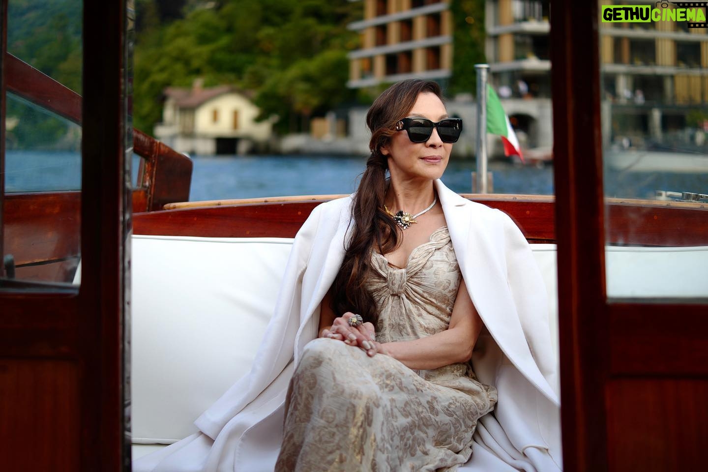 Michelle Yeoh Instagram - Last night with @dior in Lake Como ✨💖💎