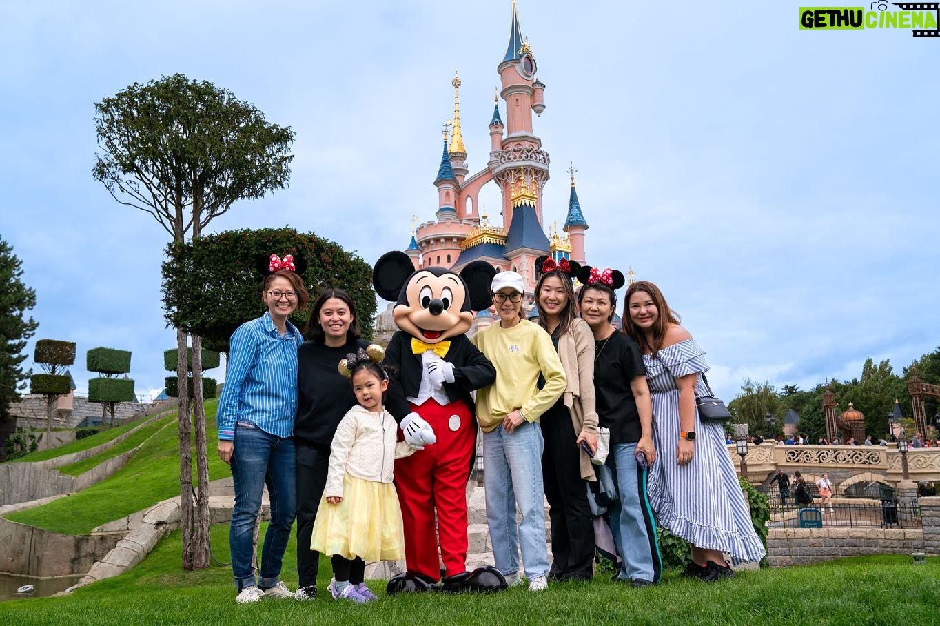 Michelle Yeoh Instagram - Such a fab fun day with my babes & came home with a Princess 😎🙏✨ thkq Mickey 🥰