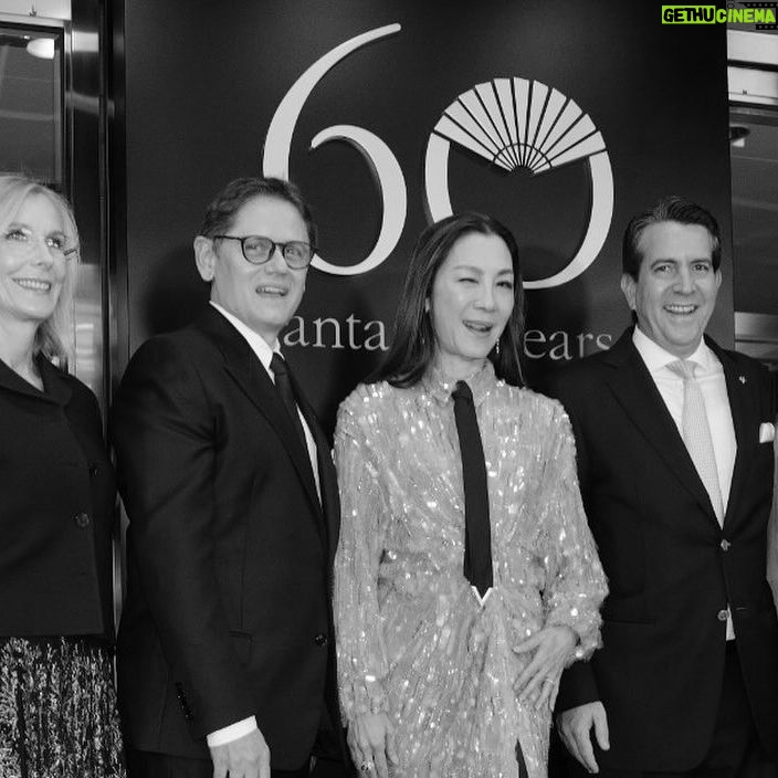 Michelle Yeoh Instagram - Happy 60th Anniversary 😉 @mo_hkg 🥂🥂✨✨✨ more fantastic years to come ❤️ 📷: @gregwilliamsphotography #imaFan