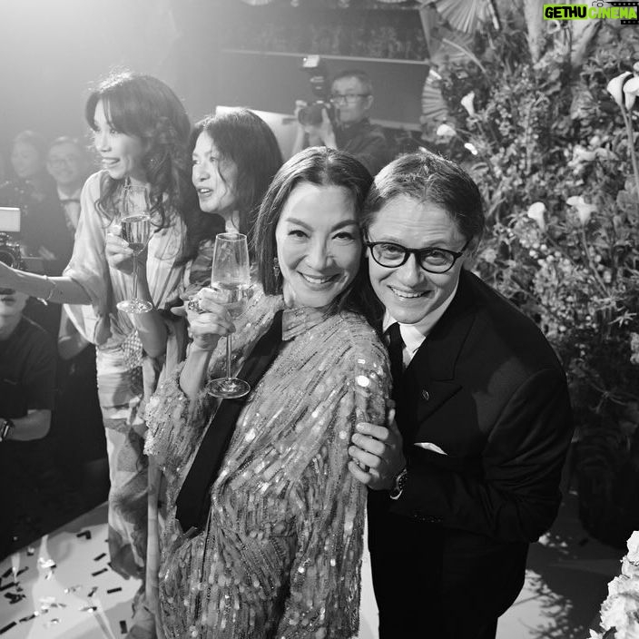 Michelle Yeoh Instagram - Happy 60th Anniversary 😉 @mo_hkg 🥂🥂✨✨✨ more fantastic years to come ❤️ 📷: @gregwilliamsphotography #imaFan