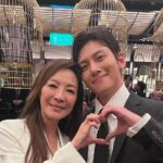 Michelle Yeoh Instagram – So much fun in Macau at Karl Lagerfeld opening!! Next my after party look!! 😎