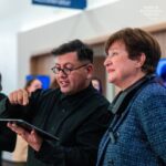 Michelle Yeoh Instagram - Snapshots from Day 1 of the World Economic Forum’s Annual Meeting 2024 in Davos, Switzerland. Click on the bio link for more information. #wef24