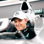Mick Schumacher Instagram - A Schumacher back in a Silver Arrow. ❤️ @mickschumacher getting set for his @fosgoodwood debut. 👌