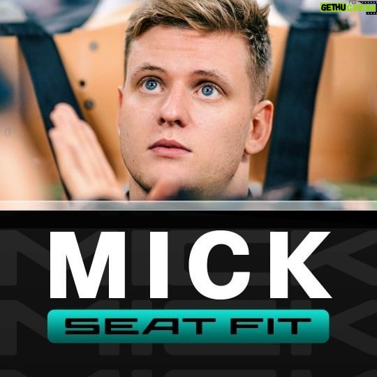 Mick Schumacher Instagram - First seat fit in Brackley ❤️ Behind the scenes with @mickschumacher as his 2023 prep begins 👏