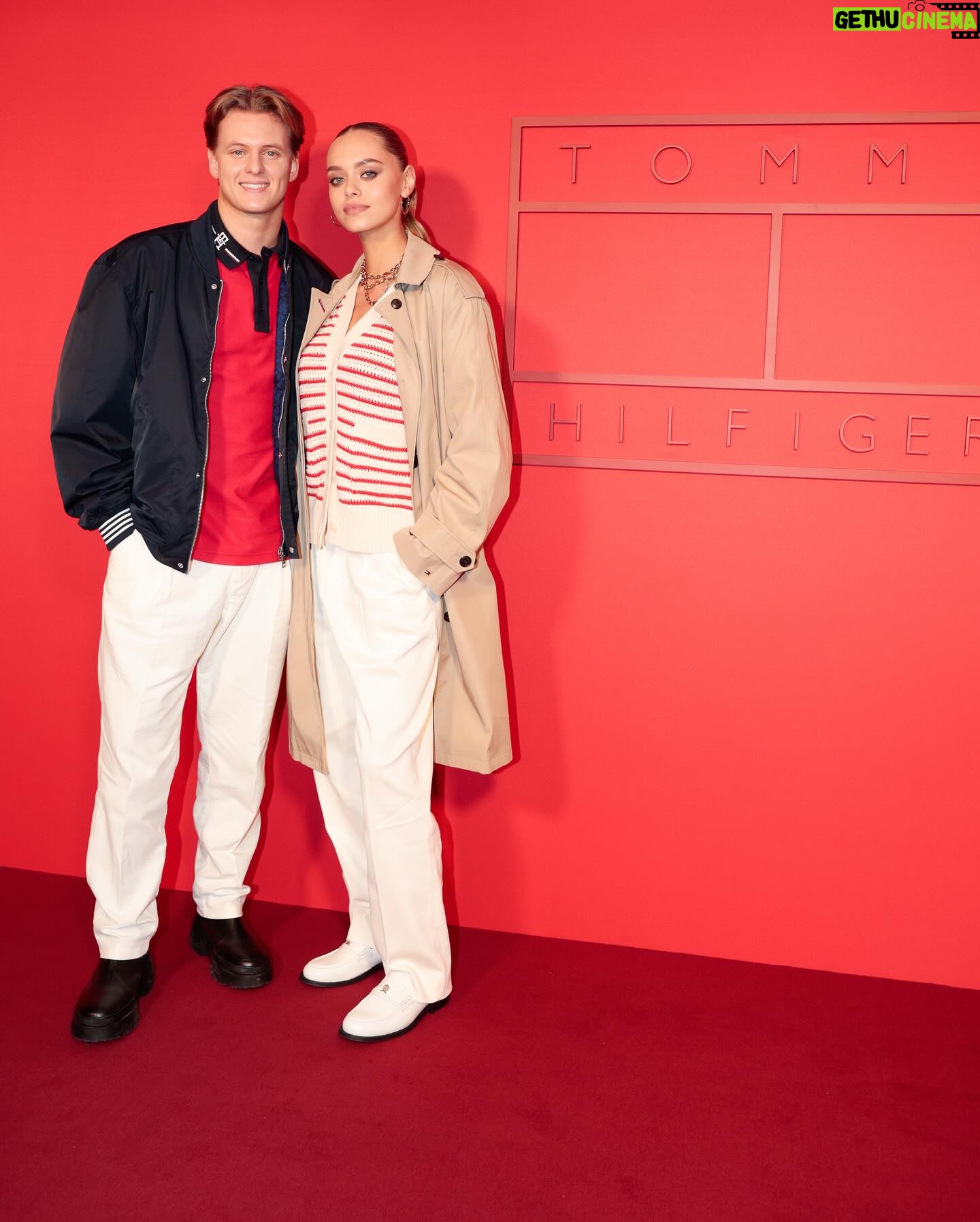 Mick Schumacher Instagram - At the @tommyhilfiger show. Amazing experience and super cool collection! Thank you for having us #TommyHilfiger #NYFW2024