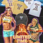 Mickie James Instagram - #nbaplayoffs are underway! Grab some #showtime inspired #MickieJames gear now in the #HardcoreCountry Store for a LIMITED-TIME ONLY at MICKIEJAMES.com 🤠🏀 #mickiejames #wwe #tna #tnawrestling #nba #playoffs #lalakers #lakers #lakersnation #losangeles #la #espn #tnt #lebron #lebronjames