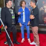 Miguel Mora Instagram - HALLOWEEN HORROR NIGHTS!😈 Thank you @universalpictures for inviting me to @horrornights had such a great time!! • • • @blumhouse @theblackphonemovie @unistudios • • • #universalstudioshollywood #universalstudios #universalstudioshorrornights #horrornights #redcarpet #masonthames #miguelmora