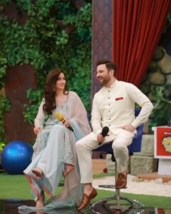 Mikaal Zulfiqar Instagram - Great fun on @jeetopakistan_ary tonight Wearing @shaffer.store @gracefabricsint styled by @raoalikhan