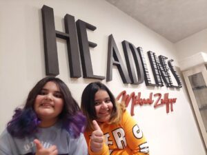 Mikaal Zulfiqar Instagram - Their first hair colour @headlinesofficial 👨‍👧‍👧