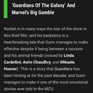 Mikaela Hoover Instagram - When I got to set in Atlanta the first day of shooting Guardians 3 I saw my name next to Linda Cardellinis & cried. One of the reasons I chose to attended LMU for theater was because Linda had gone there & I idolized her. Thank you James for auditioning me for Floor & allowing me to bring her innocence & joy to life.