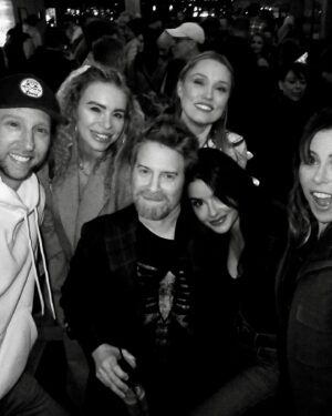 Mikaela Hoover Instagram - Monthly check in. So grateful to be surrounded by the best friends and family♥️