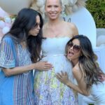 Mikaela Hoover Instagram - My babygirl is having a babygirl & my heart couldn’t be more full! I have never jumped higher than I did when I saw the pink confetti💕 so high I split my dress & grabbed sara before Doug could even hug her…sorry Doug! Doug and Sara you two are going to be the best parents! This babygirl already has so many aunties who love her so much & will be there every step of the way!! The last video is the day Sara told us she was pregnant!!