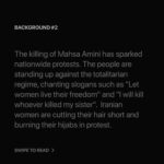 Mikaela Hoover Instagram - Iranians are being killed for trying to inform the world about the horrific acts occurring in their country. Please be their voice♥️ #mahsaamini #freeiran #iranprotests #iranrevolution #humanrights #nikashakarami