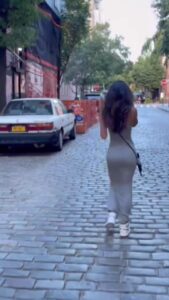 Mikaela Hoover Instagram - Sometimes happiness looks like finding a little cobblestone street in the middle of NYC…eeeek so grateful