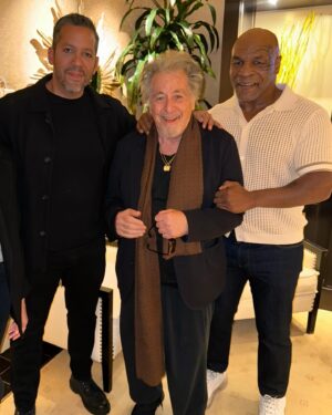 Mike Tyson Instagram - Always a great time with @davidblaine and Al Pacino