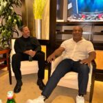 Mike Tyson Instagram - Always a great time with @davidblaine and Al Pacino
