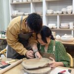 Mikee Quintos Instagram - Dream date: unlocked!! Thank you for hosting this pottery experience for us @o.j.ella and @h.j.stella 🫶🏻 Check them out here! 👉🏻 @ceramic_academy