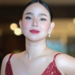Mikee Quintos Instagram - Another natural light shot for my beautiful muse @mikee for #GMABall2023 Hair by @hairsetbydoms Gown by @anthonyramirez_official #PaulUnatingMakeUp #MikeeQuintos #Celebrity #Ball #GmaBall #PeautyBeauty #CalltimeBlush #SultryLook #GalaNight