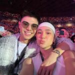Mikee Quintos Instagram - I’m just happy to see you happy, @paulandre.salas 🦒 Thanks for giving him the “🫰🏻” of his life, @nayeonyny!!