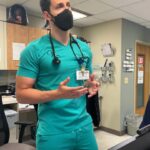 Mikhail Varshavski Instagram - Caught doing the robot or explaining complex nephrotic condition to a resident? ⛑🥼🩺