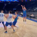 Mikhail Varshavski Instagram - Playing 🏀 in @thegarden is literally a boyhood dream but to also be coached by legend @larryjohnsonnba and lead the team to victory is just WOAH 🤯