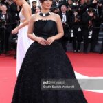 Mila Alzahrani Instagram - The 77th @festivaldecannes for the screening of the incredible “Horizon: An American Saga” by Kevin Costner with my @Boucheron family. ‎‏Had the pleasure of being the first to showcase this beautiful black Torque from the 2024 Carte Blanche collection called ‘Or Bleu.’ ‎‏Jewelry: @boucheron ‎‏Dress: @ramialaliofficial ‎‏Stylist: @osamachabbi ‎‏Makeup: @giuliacohen ‎‏Hair: @alexis.parente ‎‏Management: @wearehalocollective