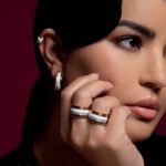 Mila Alzahrani Instagram - Quatre White Edition small rings, clip earring and hoop earring @boucheron @voguearabia Photo: Michel Takla Style: Polina Shabelnikova Hair: Ivan Kuz Makeup: Michel Kiwarkis Production: Dinika Govender