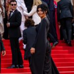 Mila Alzahrani Instagram - No caption needed ♥️😍 . . @boucheron @kering_official @festivaldecannes . . Thank my lovely glam team ♥️ Stylist @rawankattoa Make up @giuliacohen @yslbeauty Hair @alexis.parente Management @wearehalocollective
